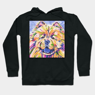 Chow Chow Dog Portrait Hoodie